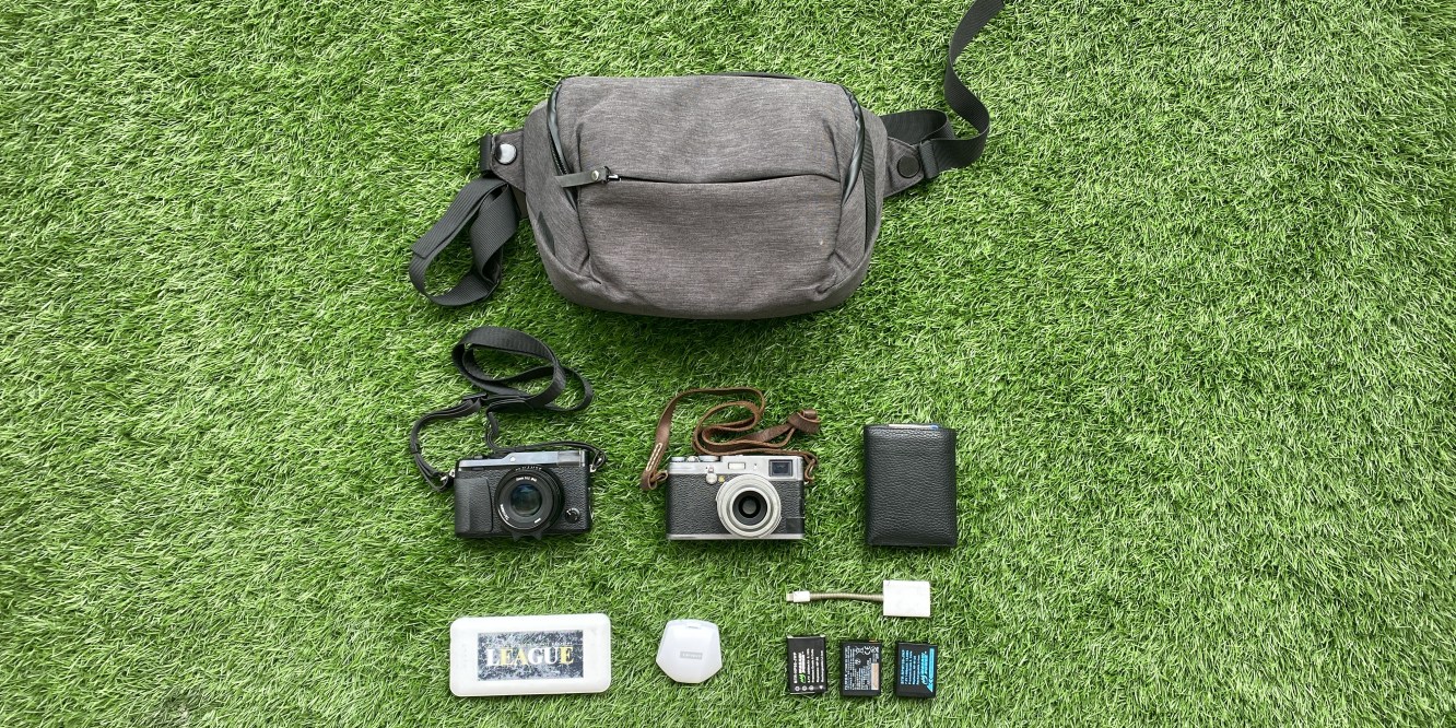 Fujifilm cameras with accessories