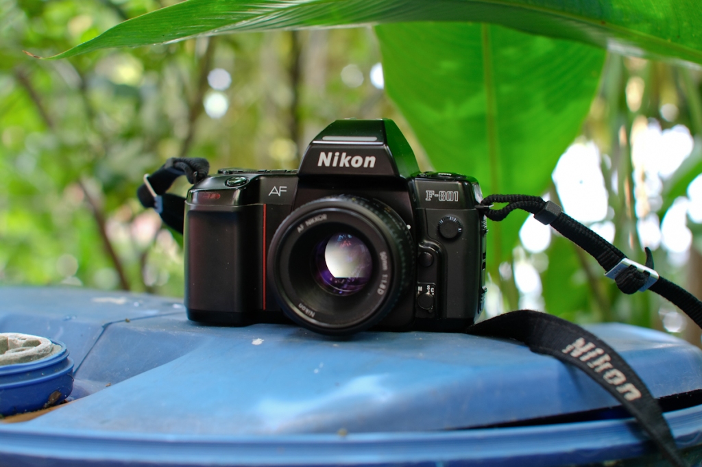 Nikon f801 front view