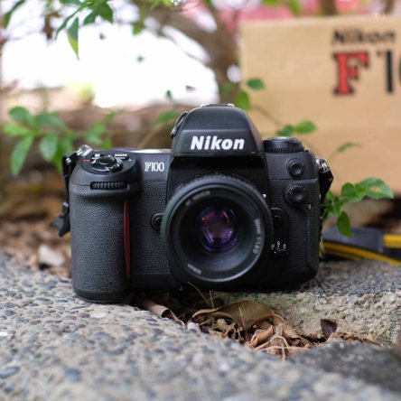 Nikon F100 film SLR camera