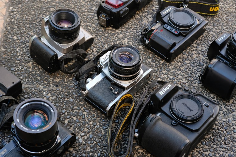 Nikon film SLR cameras