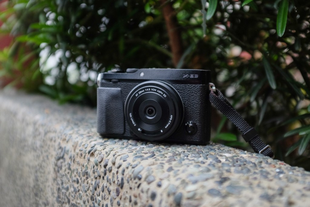 Viltrox 28mm f4.5 lens on an Fujifilm X-E3