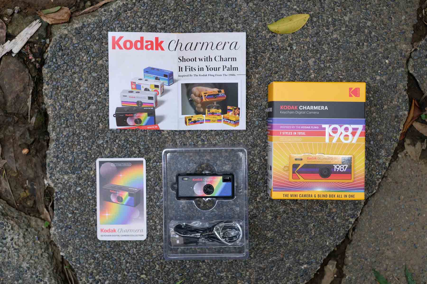 KODAK CHARMERA　グレー KODAK CHARMERA Keychain Digital Camera Blind Box Collection